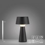 Na stůl - LD 19260-18 ABERA LED stolní lampa na baterie černá dotykový stmívač IP54 USB vnitřní i venkovní použití 3000K - JUST LIGHT - foto 11
