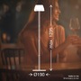 Stojací lampy - BRILO 1238013 nabíjecí stojanová lampa Riffle - 124 cm, 4,2W, 400lm, bezdrátová, LED, stmívatelná, dotykový vypínač, měď - BRILO - foto 11