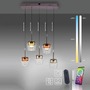 Dekorativní - PN 2743-70 AKCE - LED závěsné svítidlo Q-KON 5-ramenné vícebarevné Smart Home ZigBee 2700-5000K - PAUL NEUHAUS - foto 11
