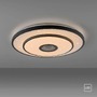 Kruhová - LD 15456-18 LED stropní svítidlo TURANUS, černá, kruhové, 50 cm, hvězdné nebe, 3000K - JUST LIGHT - foto 11