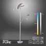 Stojací lampy - PN 678-55 PURE Mutil LED stojací lampa se čtecí lampou stmívatelné 2700-5000K hliník - PAUL NEUHAUS - foto 11
