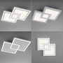 Hranatá - LD 14880-16 BEDGING LED stropní svítidlo bílé ovládání vypínačem teplé bílé světlo paměťová funkce 3000K - LEUCHTEN DIREKT / JUST LIGHT - foto 11