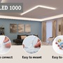 Hlavní osvětlení - P 71048 MaxLED 1000 LED Strip Full-Line COB základní sada 1,5m 18W 528LEDs/m 2700K 40VA - PAULMANN - foto 11