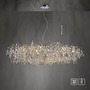 Dekorativní - PN 2037-17 Závěsné svítidlo RICICLE chrom s křišťálovými přívěsky 150cm - PAUL NEUHAUS - foto 11