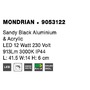 K zrcadlu - NV 9053122 Nástěnné svítidlo nad zrcadlo MONDRIAN černý hliník a akryl LED 12W 220-240V 3000K IP44 - NOVA LUCE - foto 11