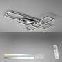 Hranatá - LD 14693-18 ASMIN LED stropní svítidlo, černá, 99x29cm, hranaté, stmívatelné, downlight+sidelight 2700-5000K - LEUCHTEN DIREKT / JUST LIGHT - foto 11