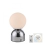 Stolní lampy dekorační - LD 19218-17 Kolekce Schöner Wohnen LED bateriové stolní svítidlo RUDI, chrom, nabíjecí přes USB, 3000-6000K - JUST LIGHT - foto 11