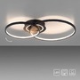 Kruhová - LD 14540-18 ASMINA LED stropní svítidlo černá otočné světelné kruhy samostatně vypínatelné 3000K - LEUCHTEN DIREKT / JUST LIGHT - foto 11
