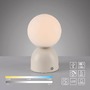 Stolní lampy dekorační - LD 19218-39 Kolekce Schöner Wohnen LED bateriové stolní svítidlo RUDI, písková barva, nabíjecí přes USB, 3000-6000K - JUST LIGHT - foto 11