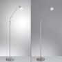 Stojací lampy - PN 400-55 PINO LED stojací svítidlo stříbrná opálové sklo 3 krokové dotykový stmívač nastavitelné 3000K - PAUL NEUHAUS - foto 11