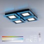 Hranatá - LD 14511-18 ACRI LED stropní svítidlo černé RGB barevné scény CCT stmívatelné RGB+2700-5000K - LEUCHTEN DIREKT / JUST LIGHT - foto 11
