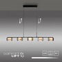 Podélná - PN 2116-18 LED závěsné svítidlo RIKA černá stmívatelné nastavitelná výška paměťová funkce SimplyDim 3000K - PAUL NEUHAUS - foto 11