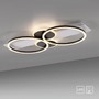 Dekorativní - LD 14552-16 TROOPER LED stropní svítidlo bílé s dřevo teplá bílá do obývacího pokoje světelný kruh 3000K - JUST LIGHT - foto 11