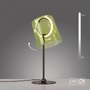 Stolní lampy dekorační - PN 4542-43 ZULA LED stolní lampa zelená stmívatelné šňůrovým stmívačem 3000K - PAUL NEUHAUS - foto 11