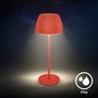 Stolní lampy dekorační - BRILO 7553012 Nabíjecí stolní lampa Riffle - 36,5 cm, 2W, 200lm, IP44, bezdrátová, LED, stmívatelná, dotykový vypínač, oranžová - BRILO - foto 11