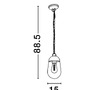 Závěsná - NV 9060197 Venkovní závěsné svítidlo OMIKA tmavě šedý hliník a čiré sklo E27 1x12W 110-240V bez žárovky IP54 - NOVA LUCE - foto 11