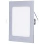 LED panely čtvercové - LED panel 170x170mm, vestavný stříbrný, 12W neutrální. bílá - foto 5