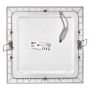 LED panely čtvercové - LED panel 225x 225mm, vestavný stříbrný, 18W neutrální bílá - foto 4