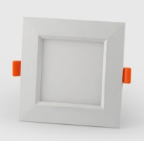 LED panely čtvercové - LED panel 3D 6W , 120mm, zápustný, čtvercový, neutrální bílá
