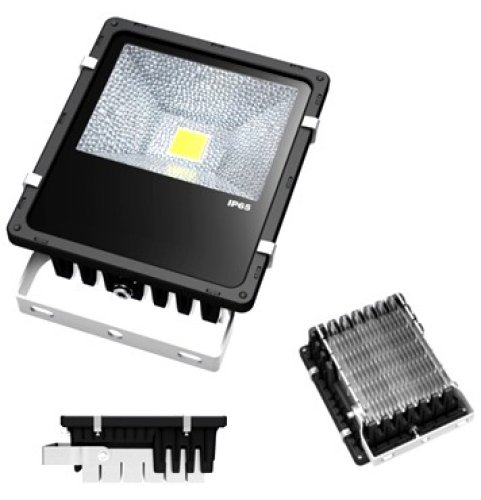 Přisazené reflektory - LED reflektor 50W Profi line, studená bílá - foto 1