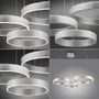 Kruhová - PN 2507-55 SCULLI LED závěsné svítidlo stříbrná kruhové senzor stmívatelné CCT 2700-5000K - PAUL NEUHAUS - foto 12