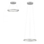 Kruhová - PN 2551-95 Paul Neuhaus LED závěsné svítidlo PURE-E-LOOP elektricky nastavitelná výška 2700-5000K šedá - PAUL NEUHAUS - foto 12