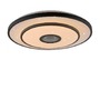 Kruhová - LD 15456-18 LED stropní svítidlo TURANUS, černá, kruhové, 50 cm, hvězdné nebe, 3000K - JUST LIGHT - foto 12