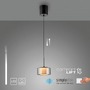 Subtilní - PN 2112-18 Závěsné svítidlo LED RIKA 1 ramenné černá nastavitelná výška Comfort Lift SimplyDim 3000K - PAUL NEUHAUS - foto 12