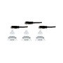 Koupelnová - P 92416 LED vestavné svítidlo Nova Plus GU10 Flat IP65 93mm 3x4,9W 230V stmívatelné 2700K bílá mat - PAULMANN - foto 12