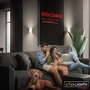 Nepřímé osvětlení - BRI 3942016 Isy nástěnné svítidlo - 2W, 200lm, nabíjecí, LED, dotykový vypínač, stmívatelné, bílé - BRILONER - foto 12