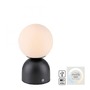 Stolní lampy dekorační - LD 19218-18 Kolekce Schöner Wohnen LED bateriové stolní svítidlo RUDI, černá, nabíjecí přes USB, 3000-6000K - JUST LIGHT - foto 12