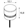 Sloupková - LA 1006383 M-POL S Polehead hlava svítidla, antracit, 11 W, 470/510 lm, 2700/3000 K, CRI90 - BIG WHITE (SLV) - foto 12