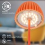 Stolní lampy dekorační - BRILO 7553012 Nabíjecí stolní lampa Riffle - 36,5 cm, 2W, 200lm, IP44, bezdrátová, LED, stmívatelná, dotykový vypínač, oranžová - BRILO - foto 12