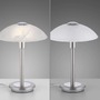 Stolní lampy dekorační - PN 4026-55 ENOVA LED stolní lampa stříbrná alabastrový dekor sklo 3 krokové dotykový stmívač 3000K - PAUL NEUHAUS - foto 12