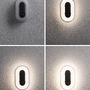 Nástěnná - P 94958 LED venkovní nástěnné svítidlo Elunor pohybové čidlo IP65 podlouhlé 122x212mm 2200 - 4000K 18,5W 230V antracit/bílá polykarbonát - PAULMANN - foto 12