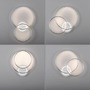 Kruhová - LD 14540-95 ASMINA LED stropní svítidlo hliník otočné světelné kruhy samostatně vypínatelné 3000K - LEUCHTEN DIREKT / JUST LIGHT - foto 12