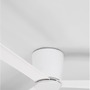 Ventilátory - NV 9952325 Stropní ventilátor DELL tělo z hliníku matná bílá 3ABS dřevěné listy - NOVA LUCE - foto 12