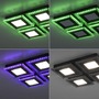 Hranatá - LD 14511-18 ACRI LED stropní svítidlo černé RGB barevné scény CCT stmívatelné RGB+2700-5000K - LEUCHTEN DIREKT / JUST LIGHT - foto 12