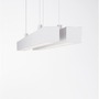 Podélná - NV 9060910 Závěsné svítidlo X-LINE bílý hliník a akryl LED 40W 230V IP20 3000K stmívatelné - NOVA LUCE - foto 12