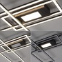 Hranatá - LD 14693-18 ASMIN LED stropní svítidlo, černá, 99x29cm, hranaté, stmívatelné, downlight+sidelight 2700-5000K - LEUCHTEN DIREKT / JUST LIGHT - foto 12