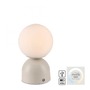 Stolní lampy dekorační - LD 19218-39 Kolekce Schöner Wohnen LED bateriové stolní svítidlo RUDI, písková barva, nabíjecí přes USB, 3000-6000K - JUST LIGHT - foto 12