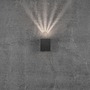Nástěnná - NOR 49711003 Venkovní nástěnné svítidlo Canto Kubi 2 2x6W LED černá čirá - NORDLUX - foto 12