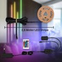 Dekorační - BRI 8022252 Startovací sada RGB LED pásek pro nástěnné panely – 260cm, dálkový ovladač, vč. rozbočovače - BRILONER - foto 12
