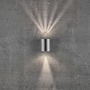 Nástěnná - NOR 49701034 Venkovní nástěnné svítidlo Canto 2 2x6W LED nerez ocel čirá - NORDLUX - foto 12