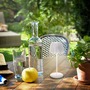 Stolní lampy dekorační - BRILO 7552016 Nabíjecí stolní lampa Riffle Mini - 20 cm, 1,5W, 150lm, bezdrátová, LED, stmívatelné, dotykový vypínač, bílé - BRILO - foto 12