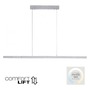 Podélná - PN 2598-95 LED závěsné svítidlo s Comfort Lift, hliník, nastavitelná výška, roztahovací, 2700-5000K - PAUL NEUHAUS - foto 12
