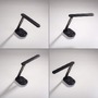 Stolní lampy pracovní - LD 11018-18 TINA LED stolní lampa černá dotykový stmívač nabíjení telefonu bezdrátově i USB 3000-5000K - JUST LIGHT - foto 12