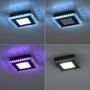 Hranatá - LD 14510-18 ACRI LED stropní svítidlo černé RGB, CCT stmívatelné s dálkovým ovládáním RGB+2700-5000K - LEUCHTEN DIREKT / JUST LIGHT - foto 12