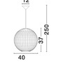 Koule - NV 9587121 Závěsné svítidlo GRIFFIN železo a vodní hyacint, přírodní barva 1x12W E27 - NOVA LUCE - foto 12