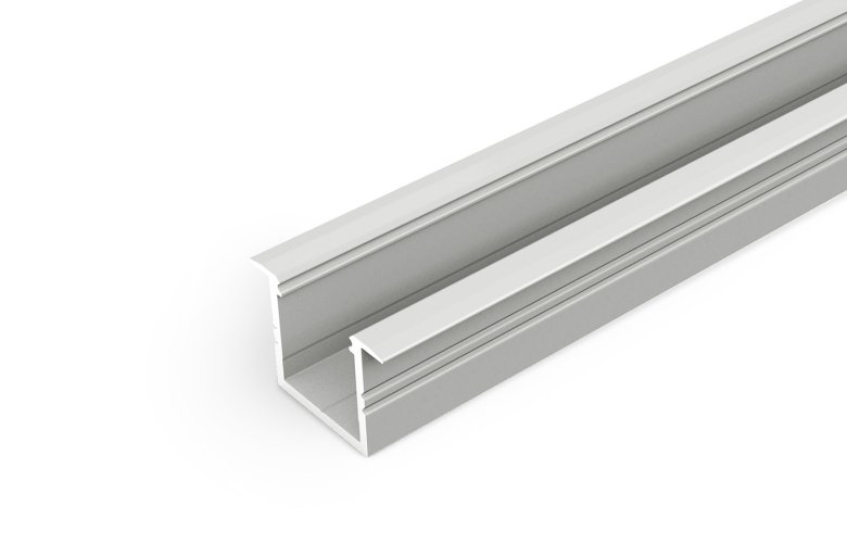 Vestavné profily - Hliníkový vestavný profil SMART-IN16, eloxovaný, BC3/U4 - foto 1
